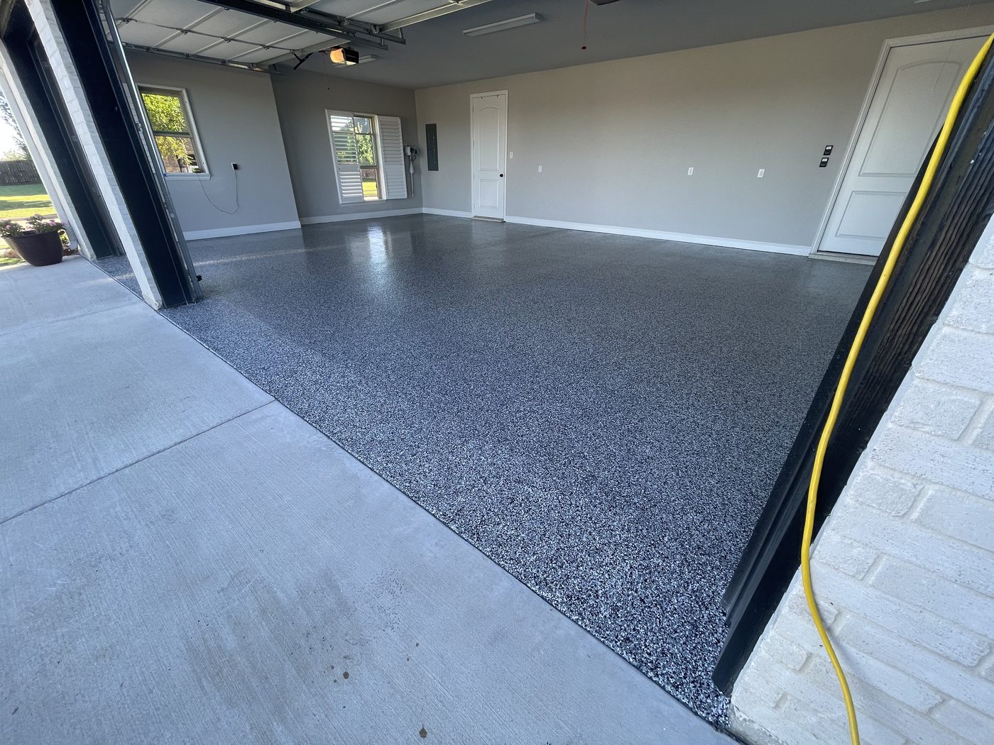Metallic epoxy