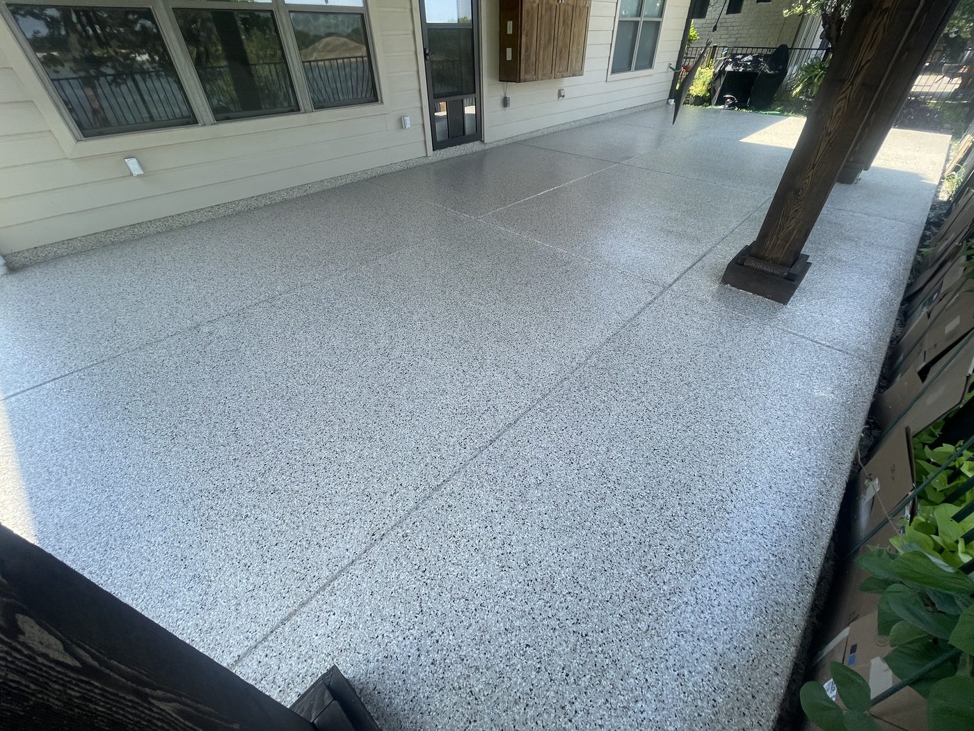 Concrete coating