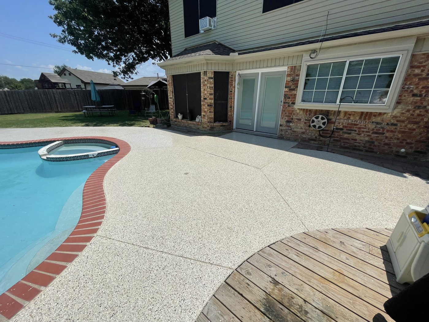 Pool deck
