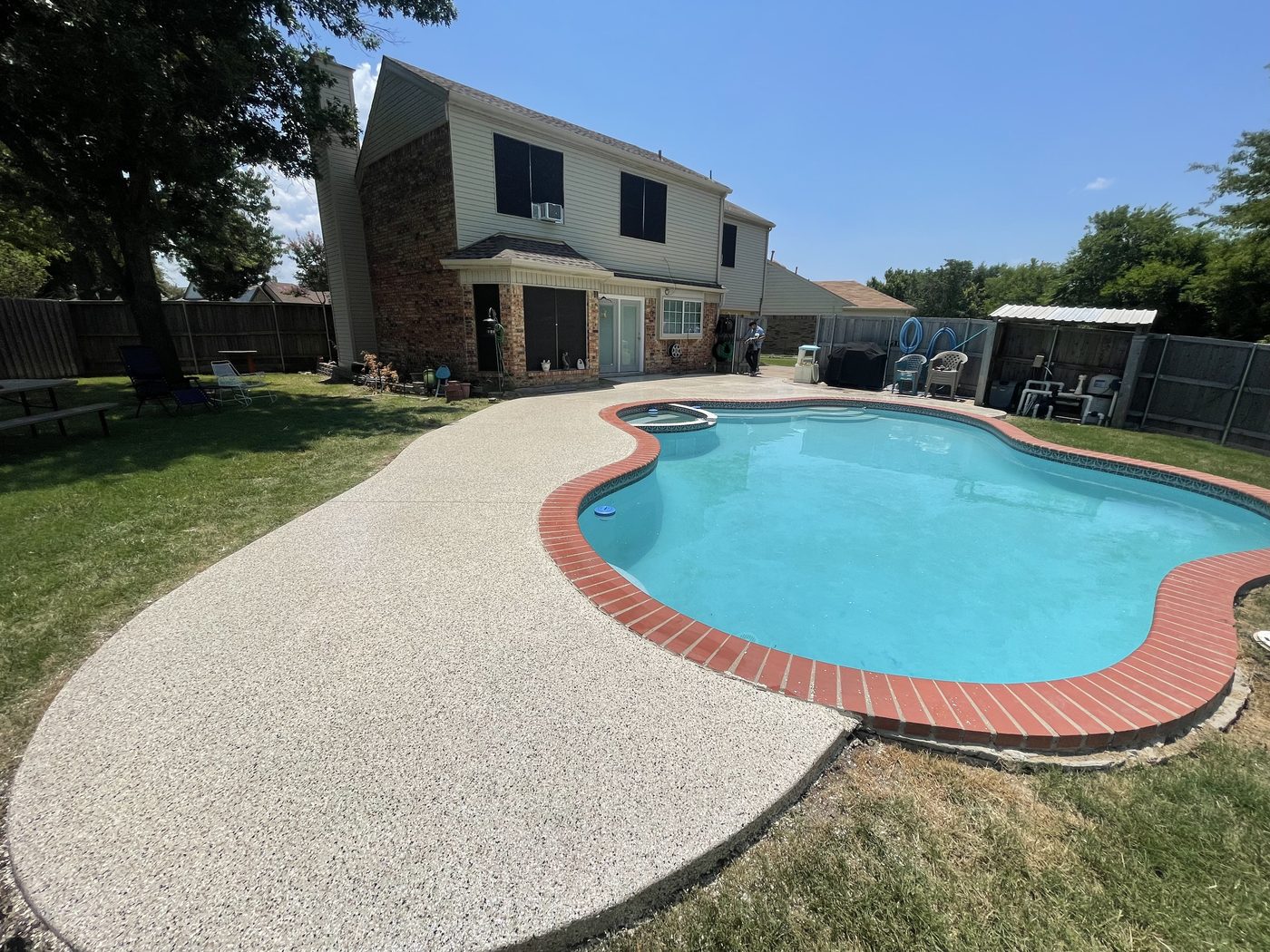 Pool deck