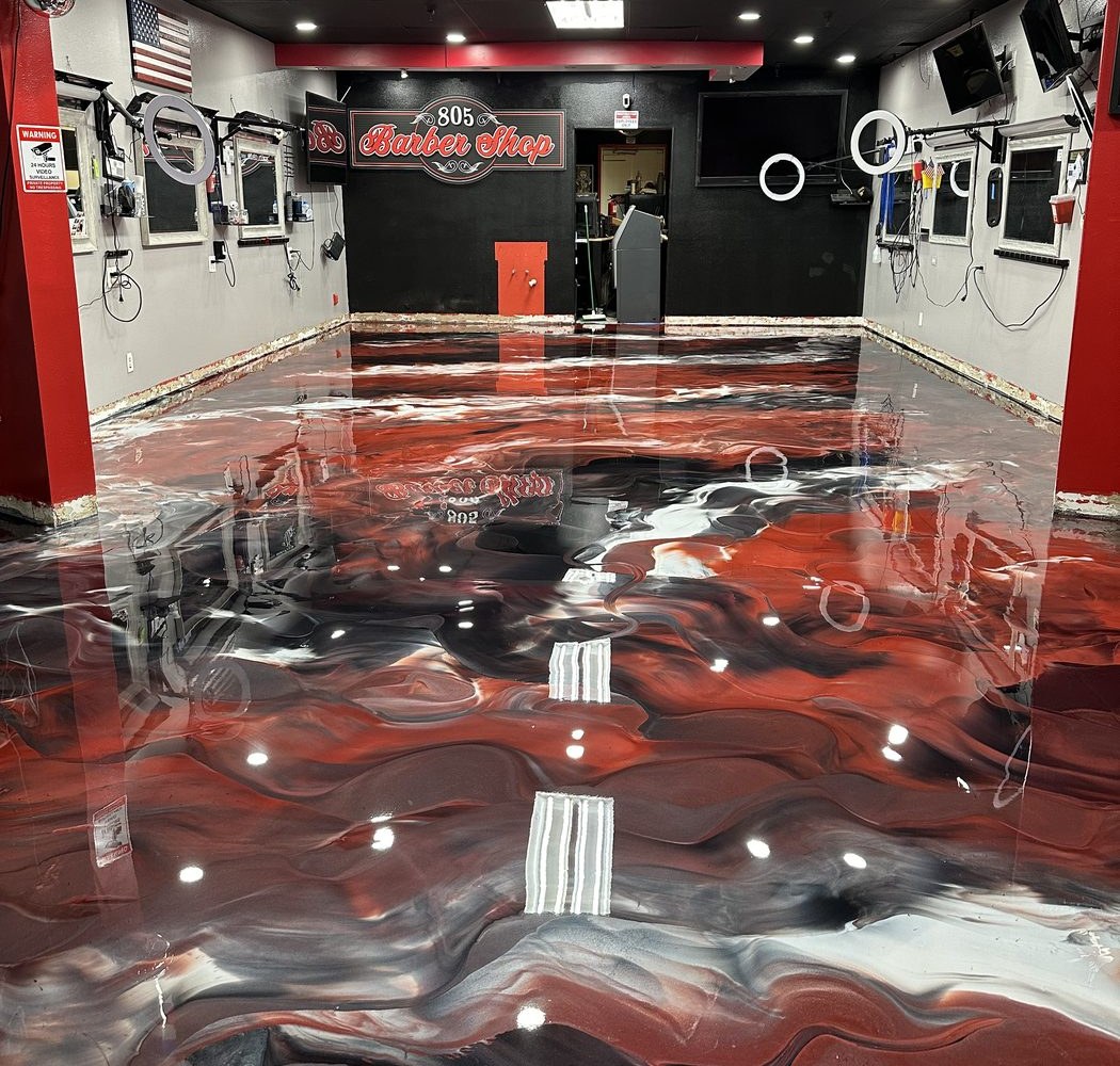 Barber shop epoxy